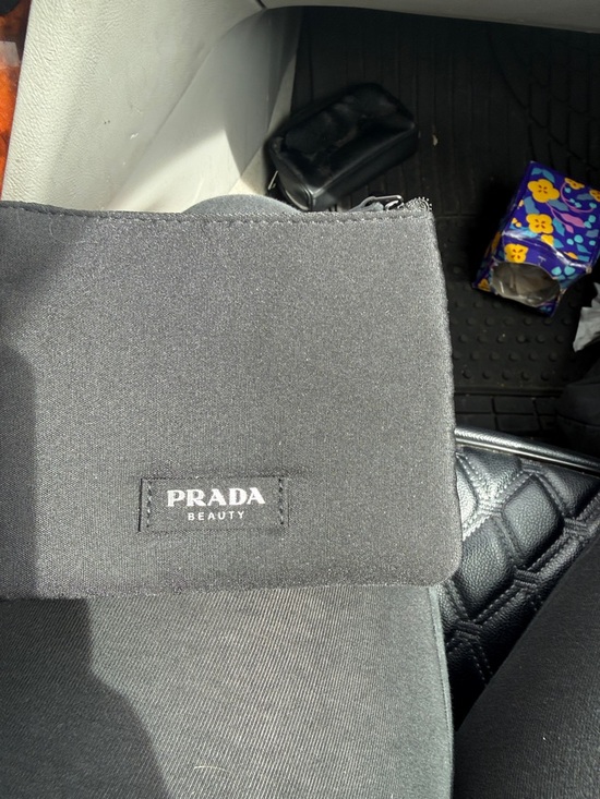 Prada Handbags - Prada Mint Green Nylon Beauty Pouch